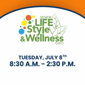 Lifestyle and Wellness expo, Tuesday July 8 8:30am-2:30pm