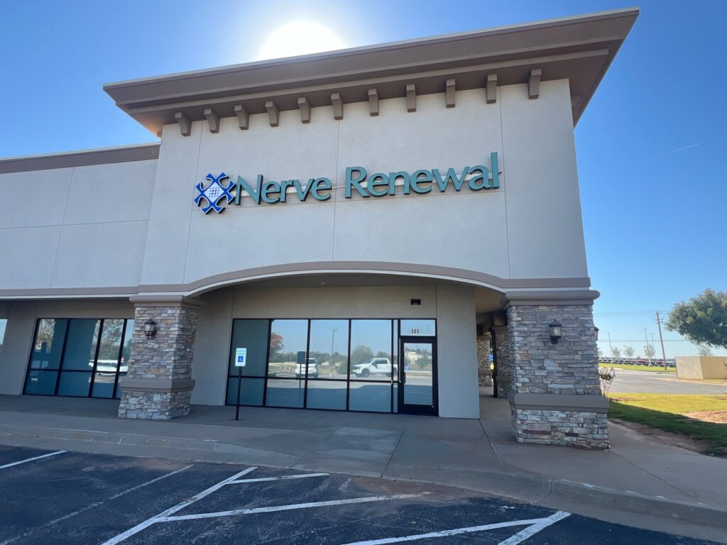 Exterior signage of Yukon Nerve Renewal clinic